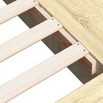 vidaXL Cadre de lit sans matelas chêne sonoma 120x200 cm