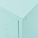 vidaXL Meuble TV Vert menthe 105x35x50 cm Acier