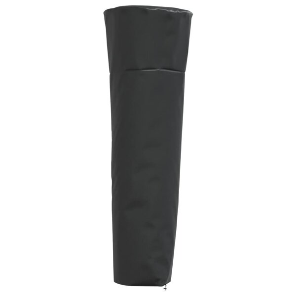 vidaXL Housse de chauffage en forme de pyramide noir 86x47x241 cm