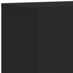 vidaXL Meubles TV muraux 2 Pièces noir 80x30x41 cm