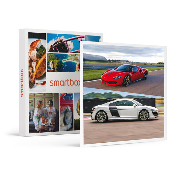 SMARTBOX - Coffret Cadeau Stage de pilotage multivolant : 2 tours en Audi et 2 tours en Ferrari 296 GTB sur le circuit de Nogaro -  Sport & Aventure