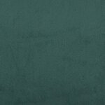 vidaXL Canapé-lit 2 en 1 vert foncé 122x204x55 cm velours