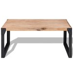 vidaXL Mobilier de salon 3 pièces Bois d'acacia massif