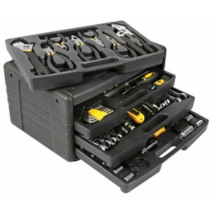Toolland Boîte à outils 99 Pièces Noir HST0099