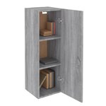vidaXL Meubles TV 2 Pièces Sonoma gris 30 5x30x90 cm Bois d'ingénierie