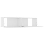 vidaXL Meuble TV Blanc 120x30x30 cm Bois d’ingénierie