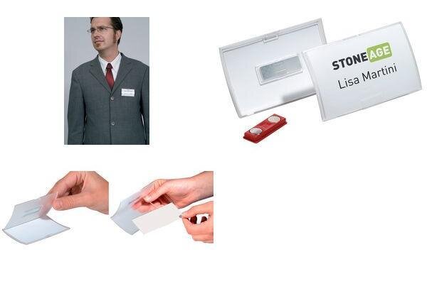 Badge Click Fold, avec aimant, 90 x 54 mm, flexible DURABLE