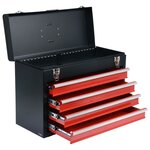 YATO Boîte à outils avec 4 tiroirs 52x21 8x36 cm