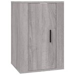 vidaXL Ensemble de meubles TV 4 Pièces Sonoma gris Bois d'ingénierie
