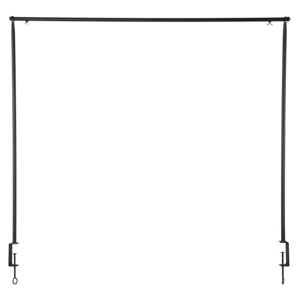 Esschert Design Tige de table décorative avec pince noir