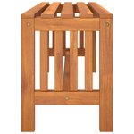 vidaXL Banc de jardin 110 cm bois massif d'eucalyptus