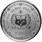 Pièce de monnaie en Argent 2 Dollars g 31.1 (1 oz) Millésime 2023 Cayman Sea Life MERMAID MOTHER AND DAUGTHER