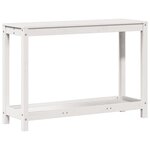 vidaXL Table de rempotage avec étagère 108x35x75 cm bois massif de pin