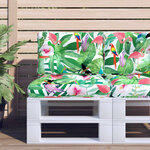 vidaXL Coussin de palette multicolore 60x40x12 cm tissu