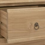 vidaXL Commode 80x30x55 cm Bois massif de teck
