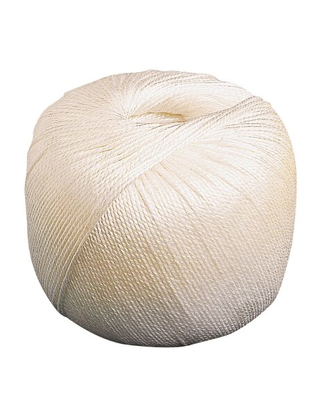 (lot  10 pelotes) ficelle en polypropylène résistance 215kg - diam6mm x l310m