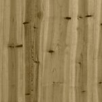 vidaXL Canapé de jardin bois de pin imprégné
