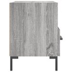 vidaXL Tables de chevet 2 Pièces sonoma gris 40x35x47 5 cm
