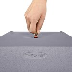 LECHUZA Jardinière Canto Color Square 40 ALL-IN-ONE Gris 13720