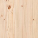 vidaXL Jardinière 80x80x46 cm bois de pin massif