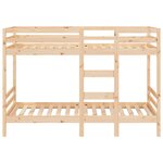 vidaXL Lit superposé sans matelas 80x200 cm bois de pin massif