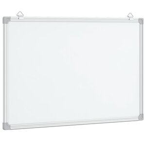 vidaXL Tableau blanc magnétique 80x60x1 7 cm aluminium