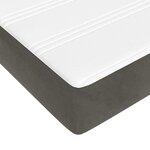 vidaXL Matelas de lit à ressorts ensachés 140x210x20 cm velours