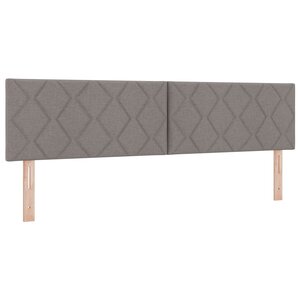 Tête de lit LED vidaXL Design Blocs Diamants Taupe 180 cm Tissu