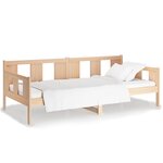 vidaXL Lit de jour sans matelas bois de pin massif 80x200 cm