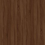 vidaXL Bibliothèque 3 niveaux Chêne marron 40x24x109cm Bois ingénierie