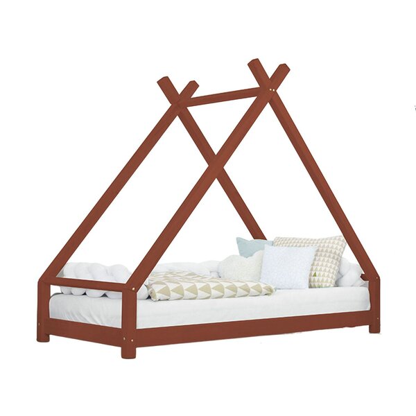 Lit tipi enfant TAHUKA 120 x 180 rouge brique