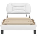 vidaXL Cadre de lit avec LED sans matelas blanc 80x200 cm