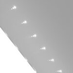 Vidaxl miroir de salle de bain 100 x 60 cm avec lumières led