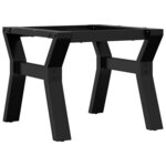 vidaXL Pieds de table basse cadre en Y 40x40x33 cm acier
