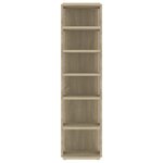 vidaXL Armoire à chaussures Chêne sonoma 27 5x27x102 cm