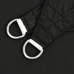 vidaXL Voile de parasol tissu oxford rectangulaire 2x5 m noir