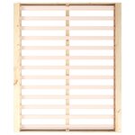 vidaXL Cadre de lit sans matelas 160x200 cm bois massif