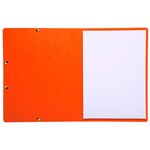 Chemise À Élastique Sans Rabat Carte Lustrée 355gm2 - A4 - Orange - X 50 - Exacompta