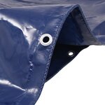 vidaXL Bâche 650 g / m² 3 x 6 m Bleu
