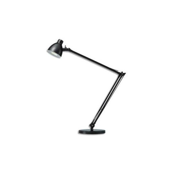 Lampe à LED Valencia coloris noir, double bras aluminium et tête réglable - Amplitude m... HANSA