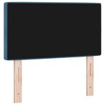 Tête de Lit LED avec Bouton Cristal Tuftée 80 cm Velours