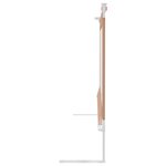 vidaXL Barrière de sécurité de lit d'enfant Taupe 120x25 cm Tissu