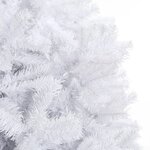 vidaXL Sapin de Noël artificiel 500 cm Blanc