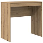 vidaXL Bureau avec rangement Chêne artisanal en bois d'ingénierie