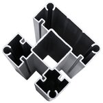 vidaXL Panneau de clôture WPC 175x186 cm Noir
