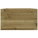 vidaXL Jardinière 40x40x23 cm bois de pin imprégné