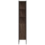 vidaXL Armoire de bain chêne marron 33x33x185 5 cm bois d'ingénierie