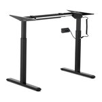 Bureau assis debout (piètement) - 200 watts 80 kg noir 14_0000777