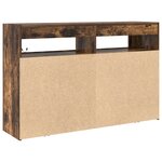 vidaXL Buffet Chêne Fumé Bois d'Ingénierie 116 x 30 x 75 cm