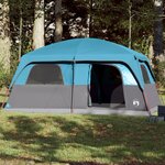 vidaXL Tente de cabine familiale 10 personnes bleu imperméable